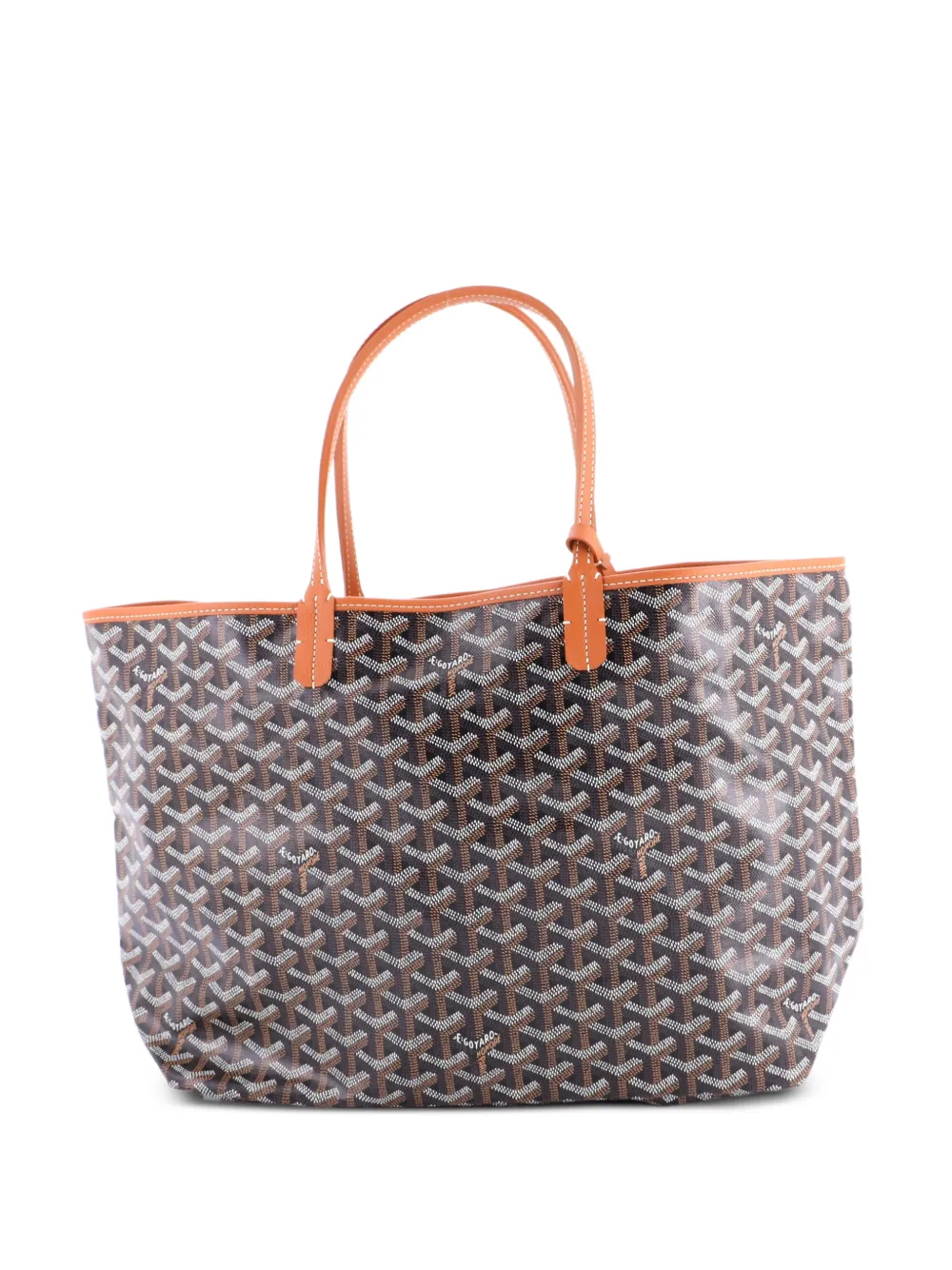 Goyard Pre-Owned Borsa tote Saint Louis PM in tela cerata - Marrone