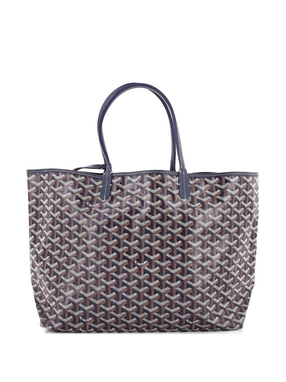 Goyard Pre-Owned Borsa tote Saint Louis PM in tela cerata - Blu