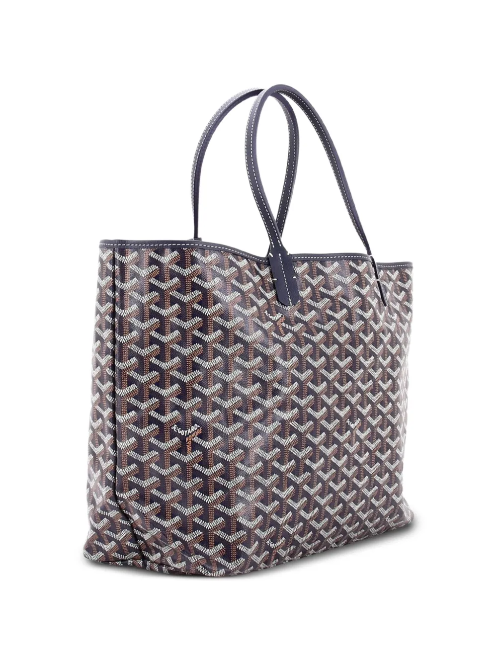  Goyard Pre-owned Saint Louis Coated Canvas Pm Tote Bag - Blue 