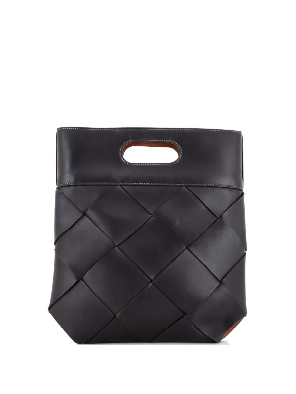 Bottega Veneta Pre-Owned スリップ マキシ イントレチャート レザー
