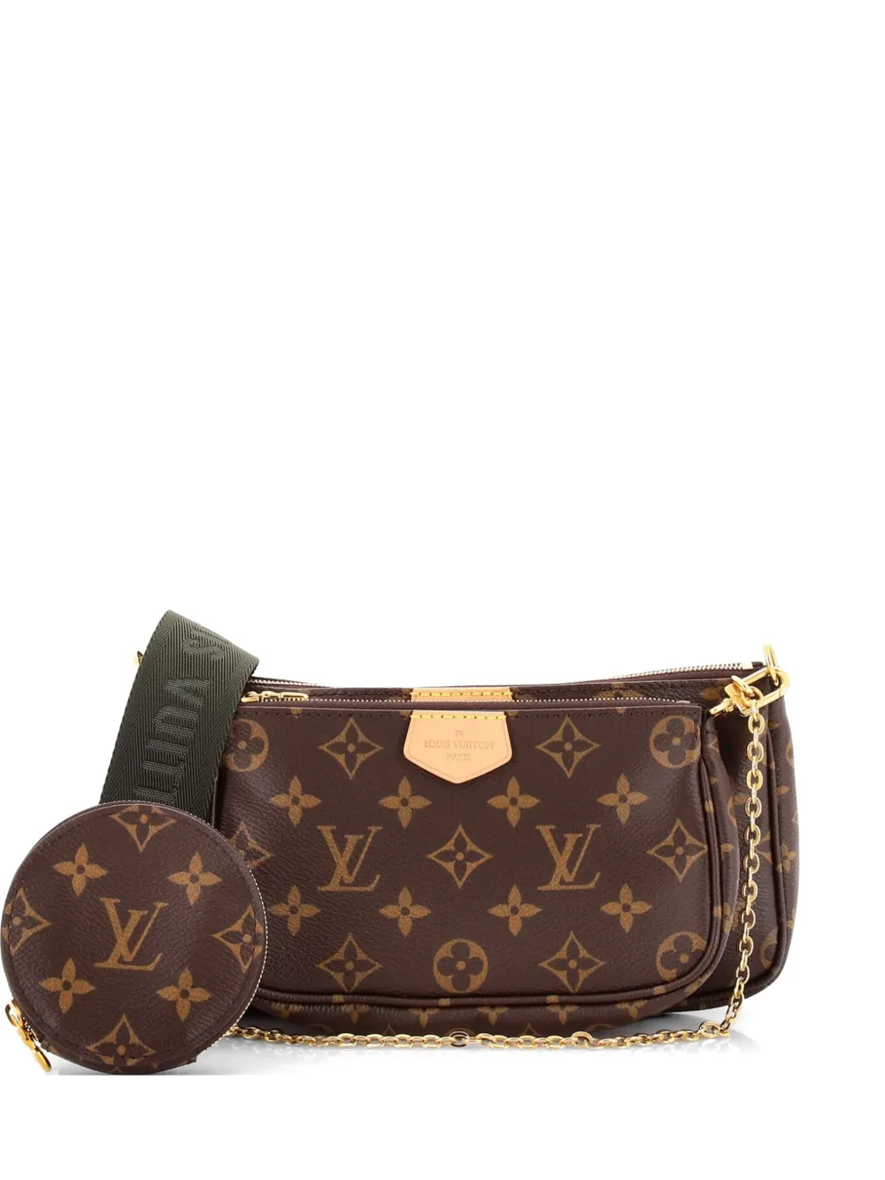 Louis Vuitton Pre-Owned Multi Pochette Accessoires Monogram Canvas crossbody bag - Braun