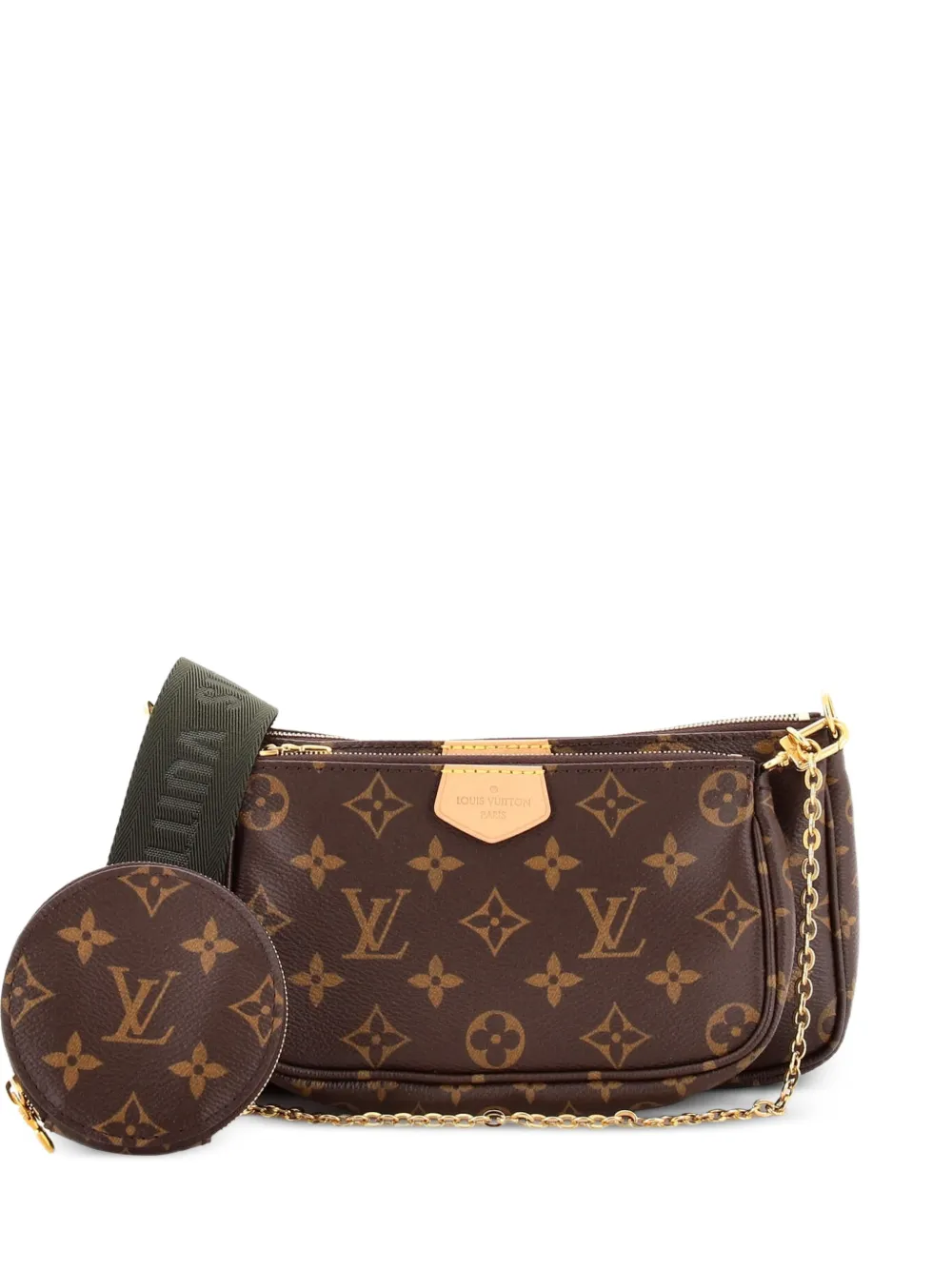 Louis Vuitton Pre-Owned Multi Pochette Accessoires Monogram Canvas crossbody bag - Marrone