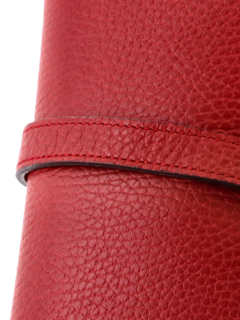 Interlocking Wallet On Chain Leather Crossbody Bag