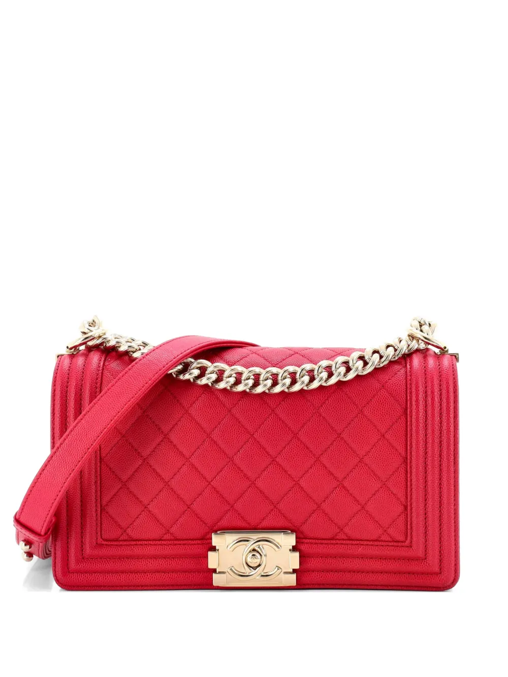CHANEL Pre-Owned Borsa a tracolla Boy Flap media - Rosa