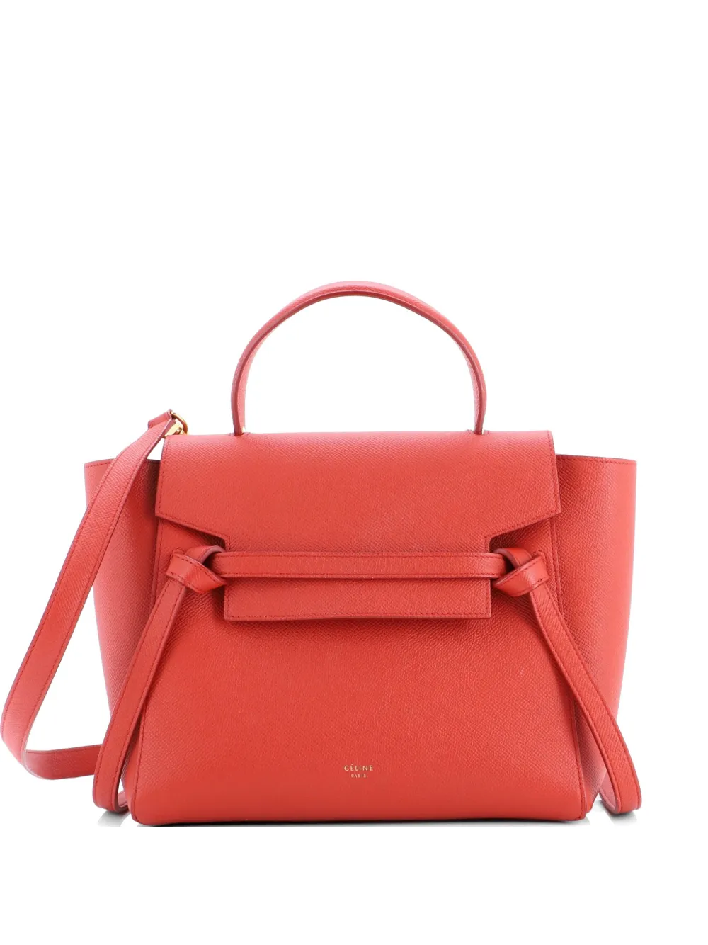 Celine Pre-Owned Borsa a tracolla Belt Bag micro in pelle - Rosso