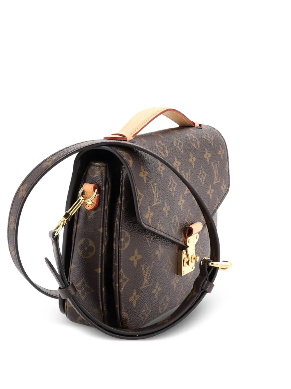 Louis Vuitton Pre-Owned Borsa a tracolla Pochette Metis in tela con monogramma - Marrone