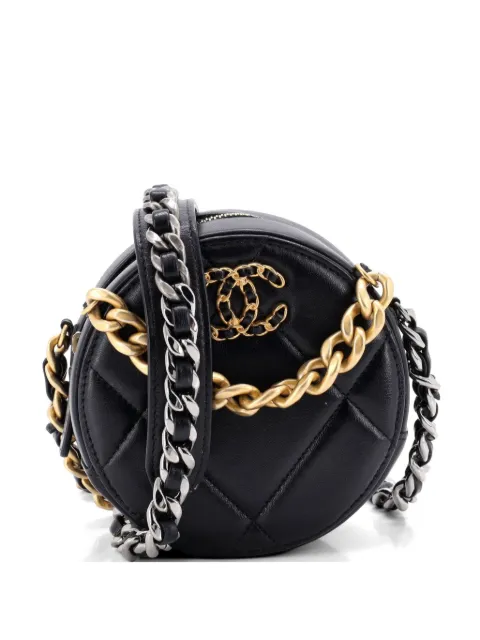 CHANEL Pre-Owned bolsa de mano 19 de piel capitonada y cadena