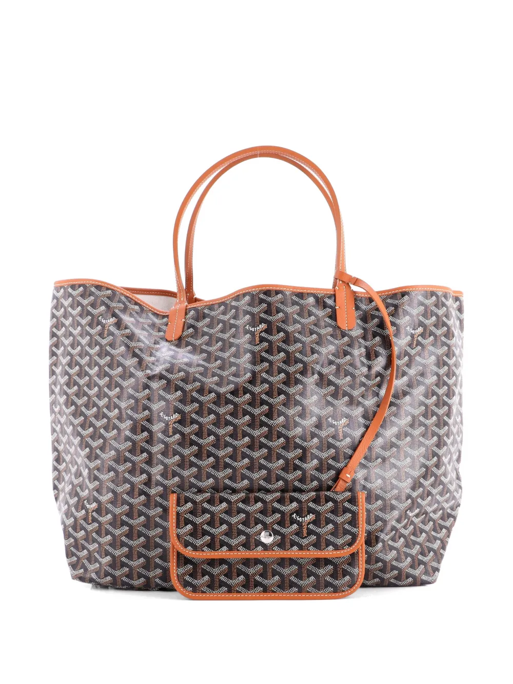 Goyard Pre-Owned Borsa tote Saint Louis GM in tela cerata - Marrone