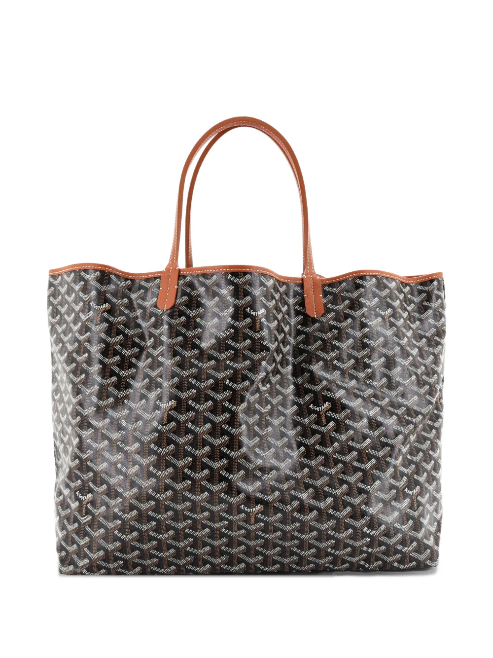 Goyard Pre-Owned Borsa tote Saint Louis GM in tela cerata - Nero