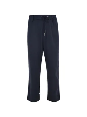 Giorgio Armani elastic-waist Trousers | Blue | FARFETCH CA