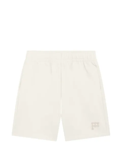 Pangaia logo-patch cotton shorts