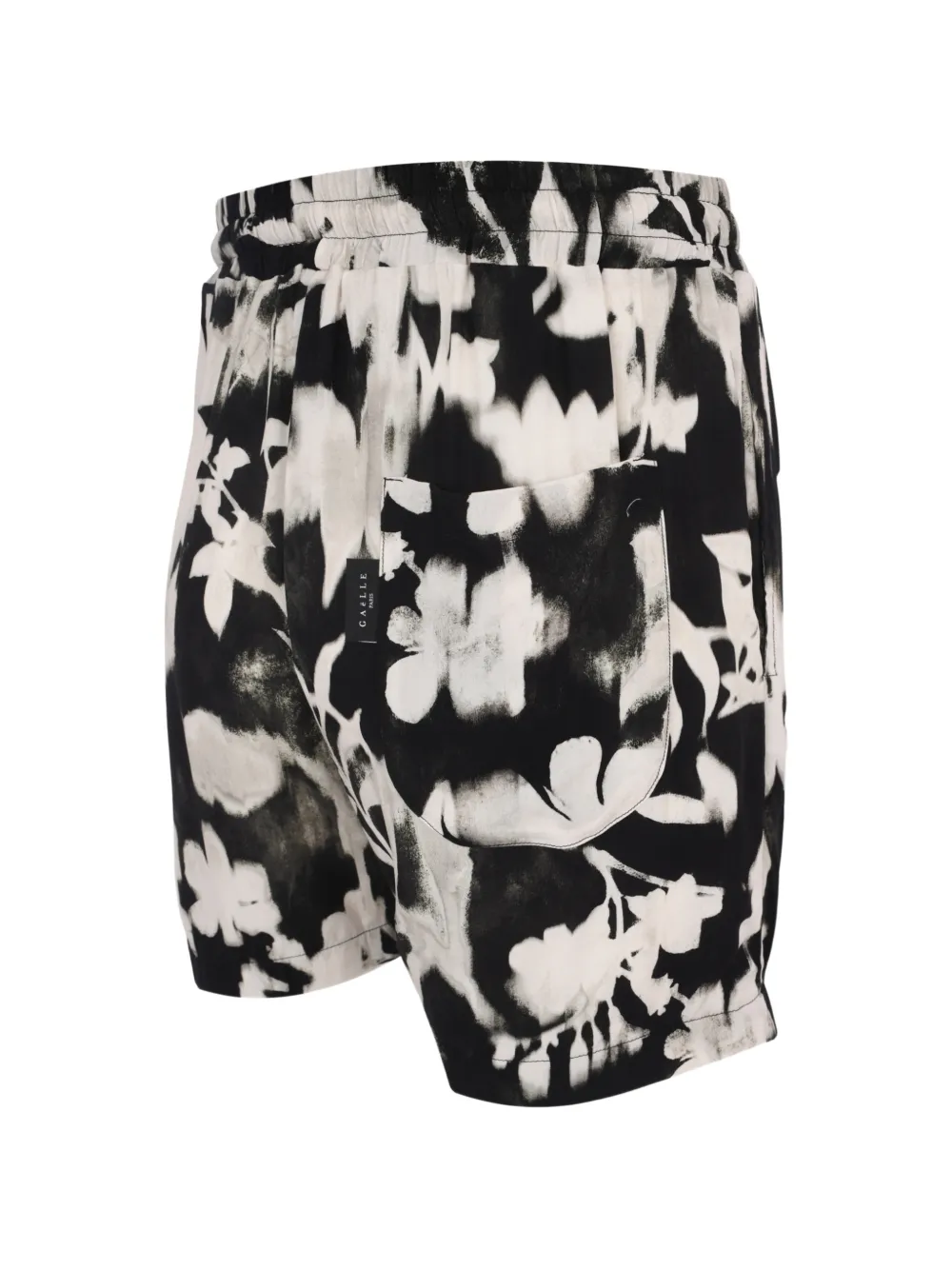 Gaëlle Paris Bermuda shorts met patroon Zwart
