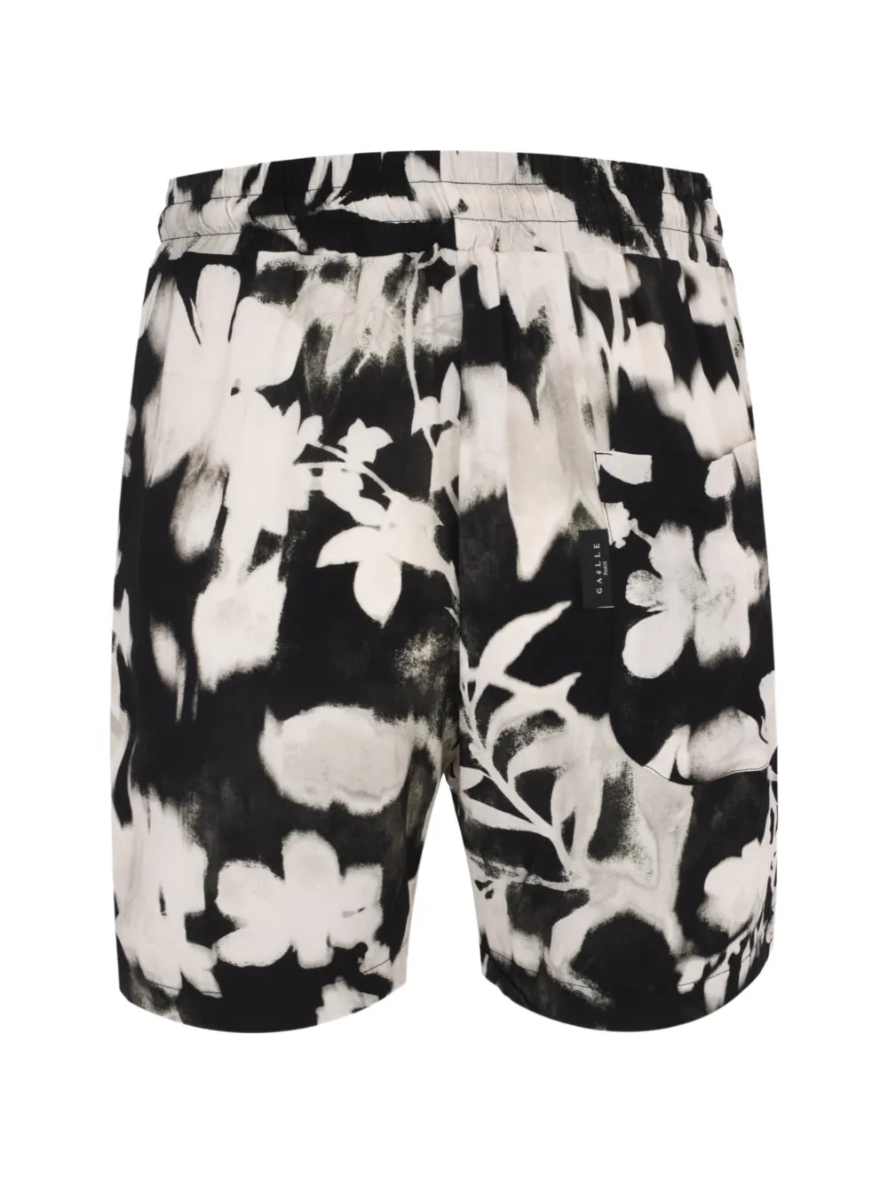 Gaëlle Paris Bermuda shorts met patroon Zwart