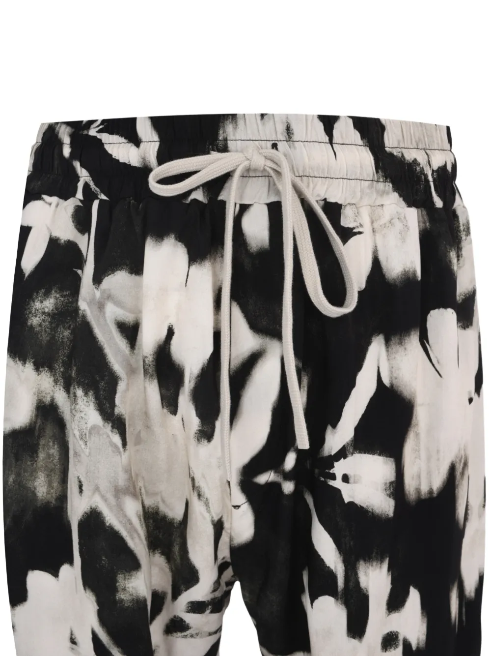Gaëlle Paris Bermuda shorts met patroon Zwart