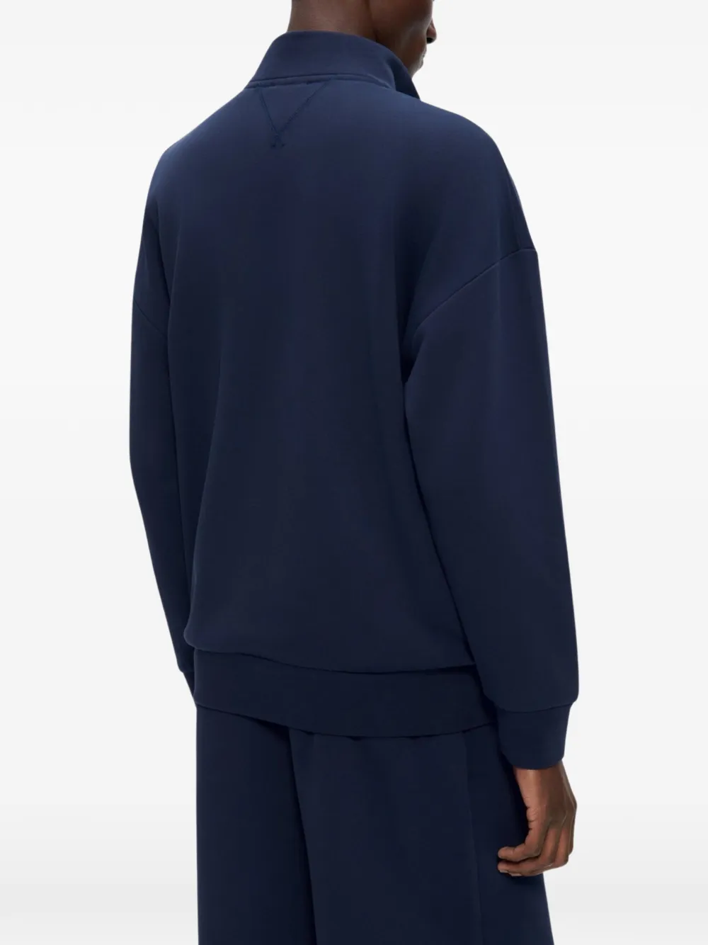 Pangaia Sweater met rits Blauw