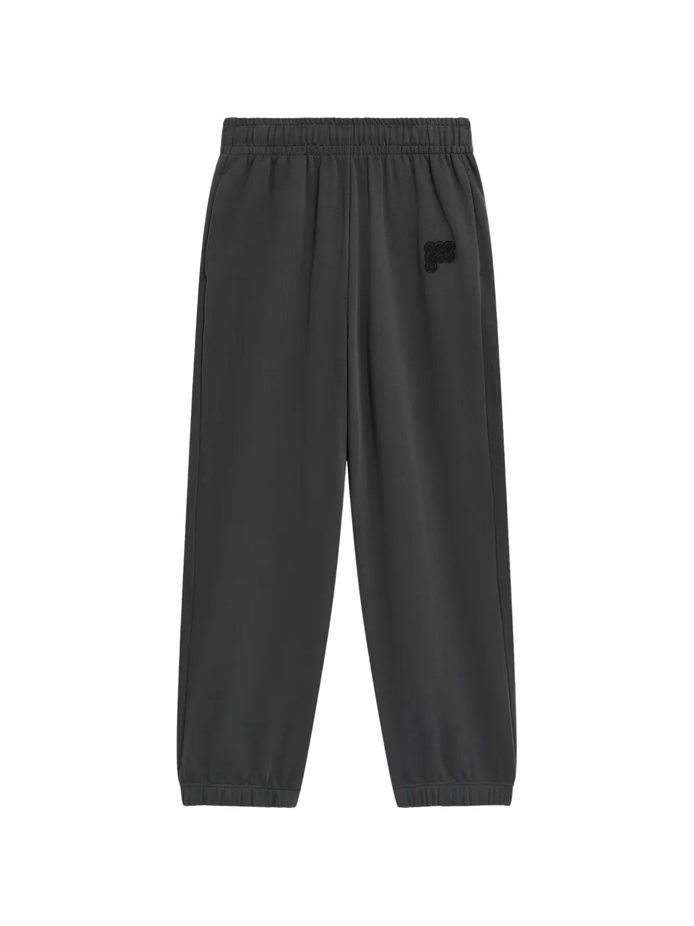 Pangaia logo-patch track pants - Grigio