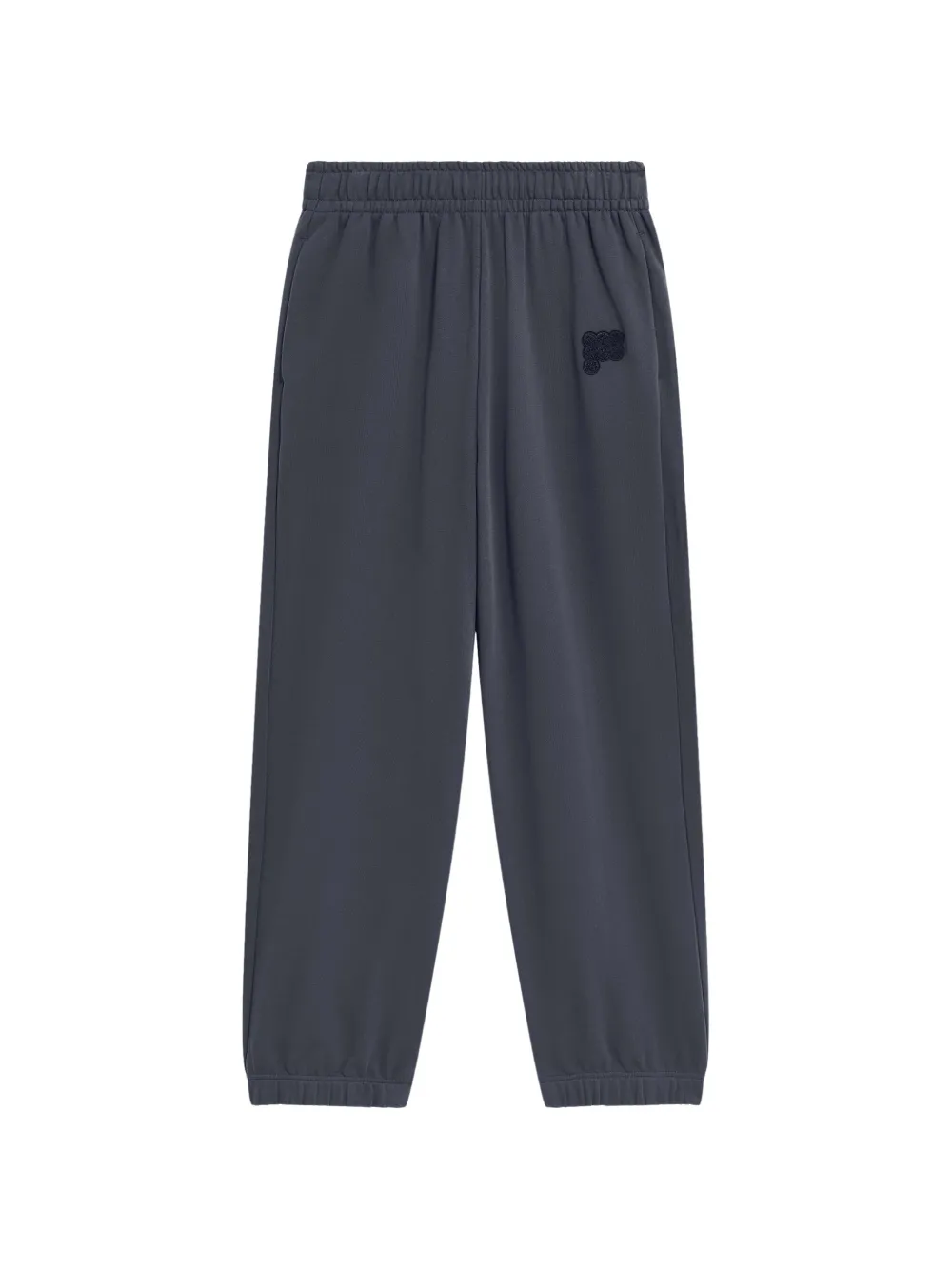 Pangaia logo-patch track pants - Grigio