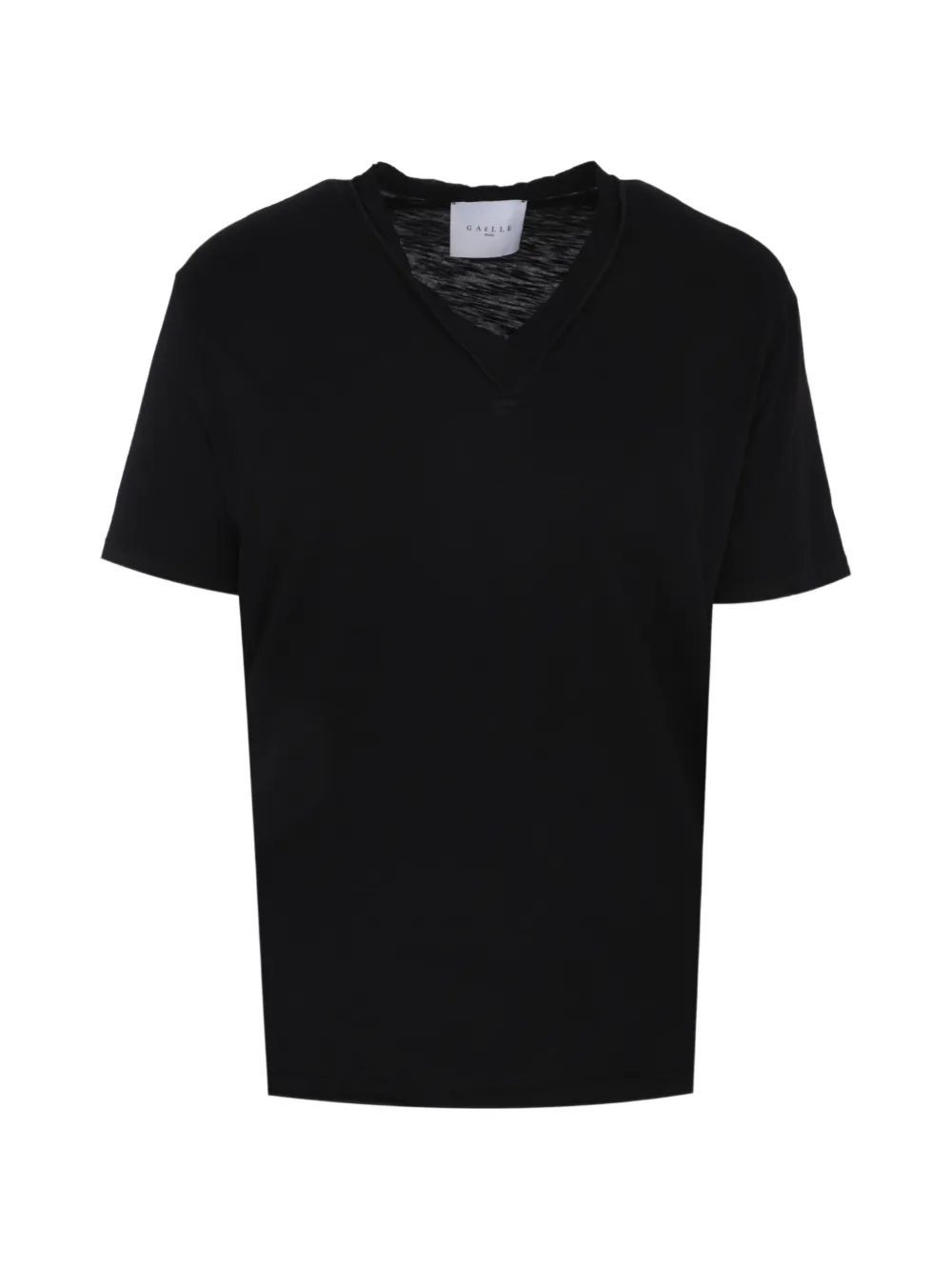 Gaelle V-neck T-shirt - Nero