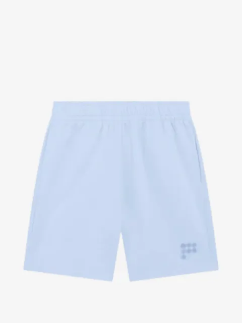 Pangaia logo-patch cotton shorts