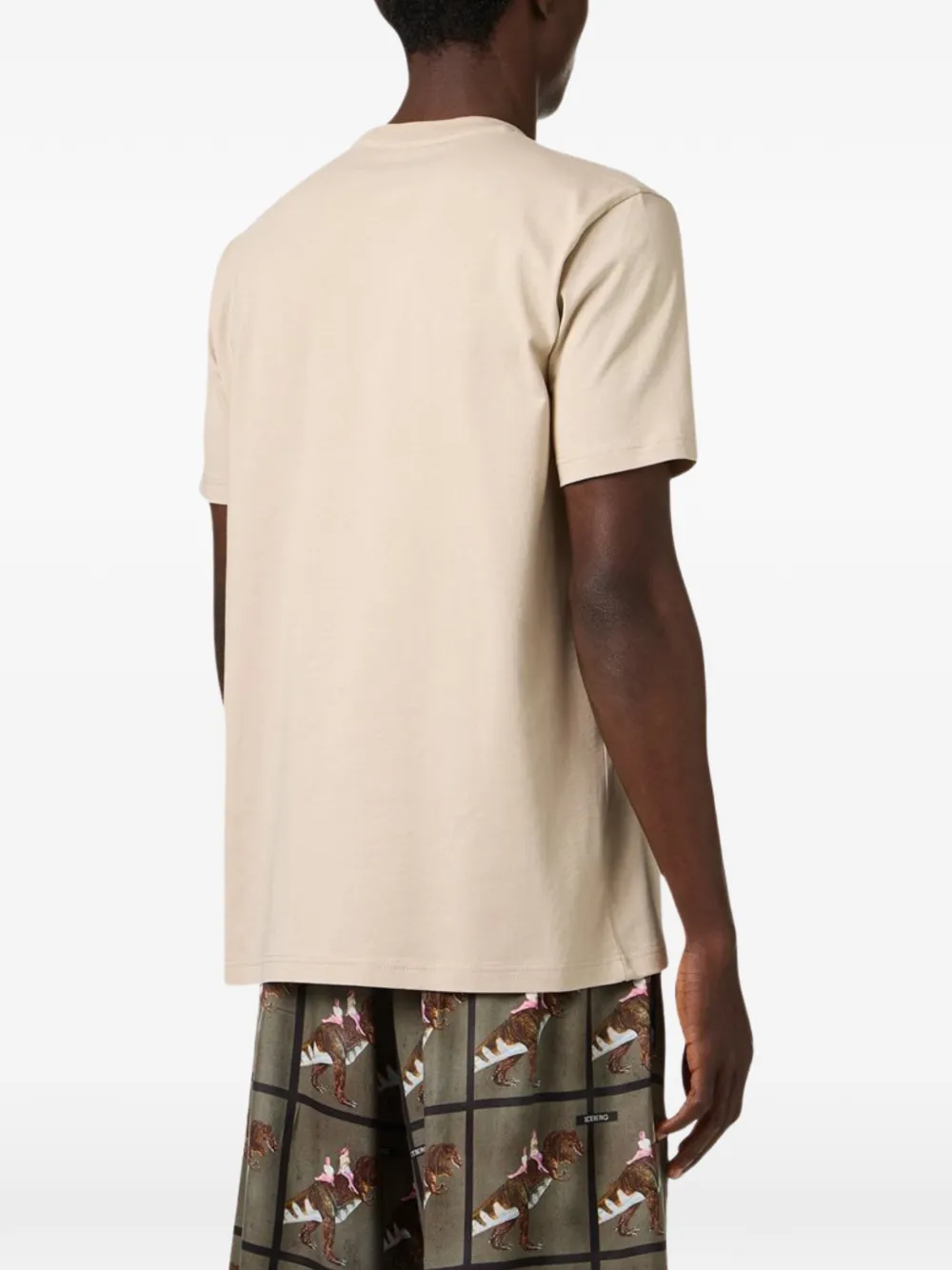 Iceberg T-shirt met borduurwerk Beige
