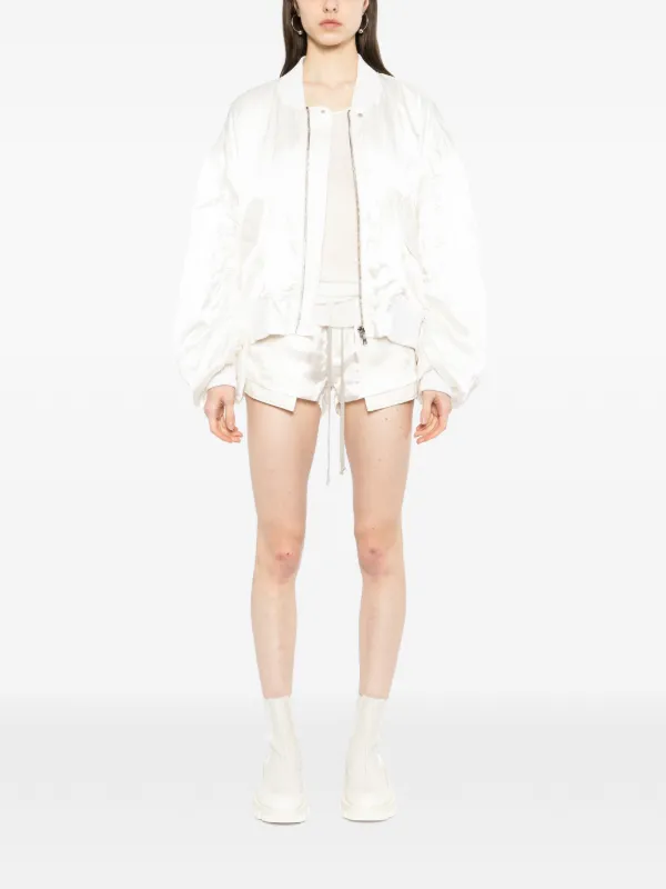 Rick Owens Secchia フライトジャケット | ホワイト | FARFETCH JP