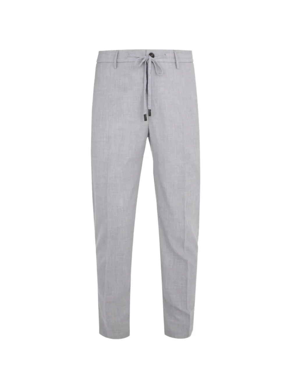Peserico drawstring-waistband tailored trousers - Grigio