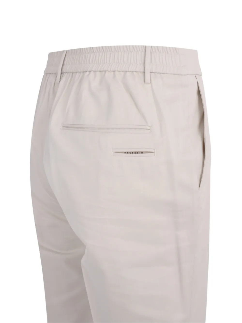 Peserico Pantalon met elastische tailleband Beige