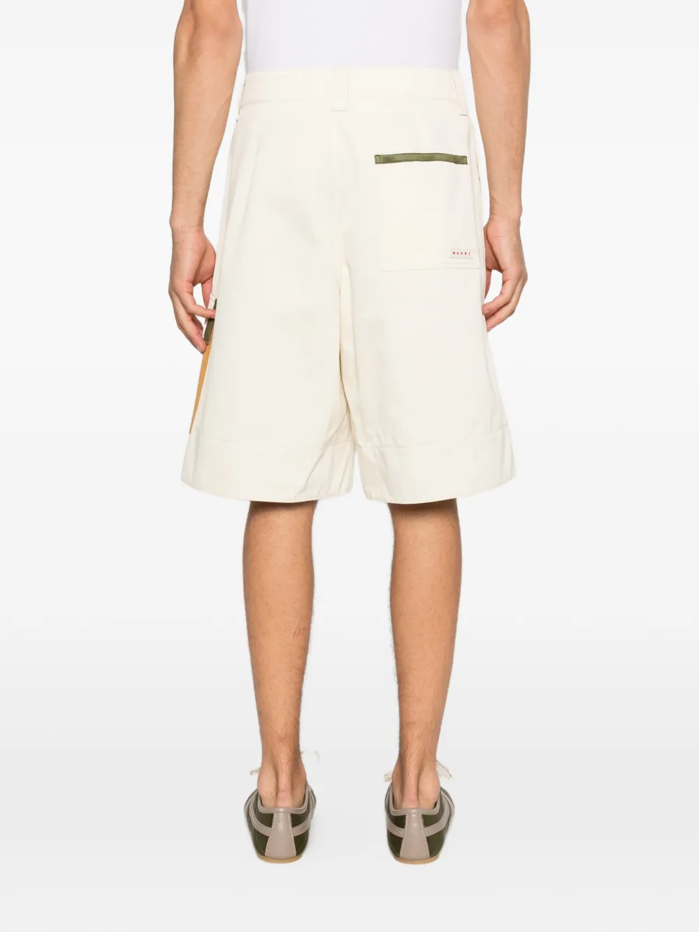 Marni Shorts met zak Beige