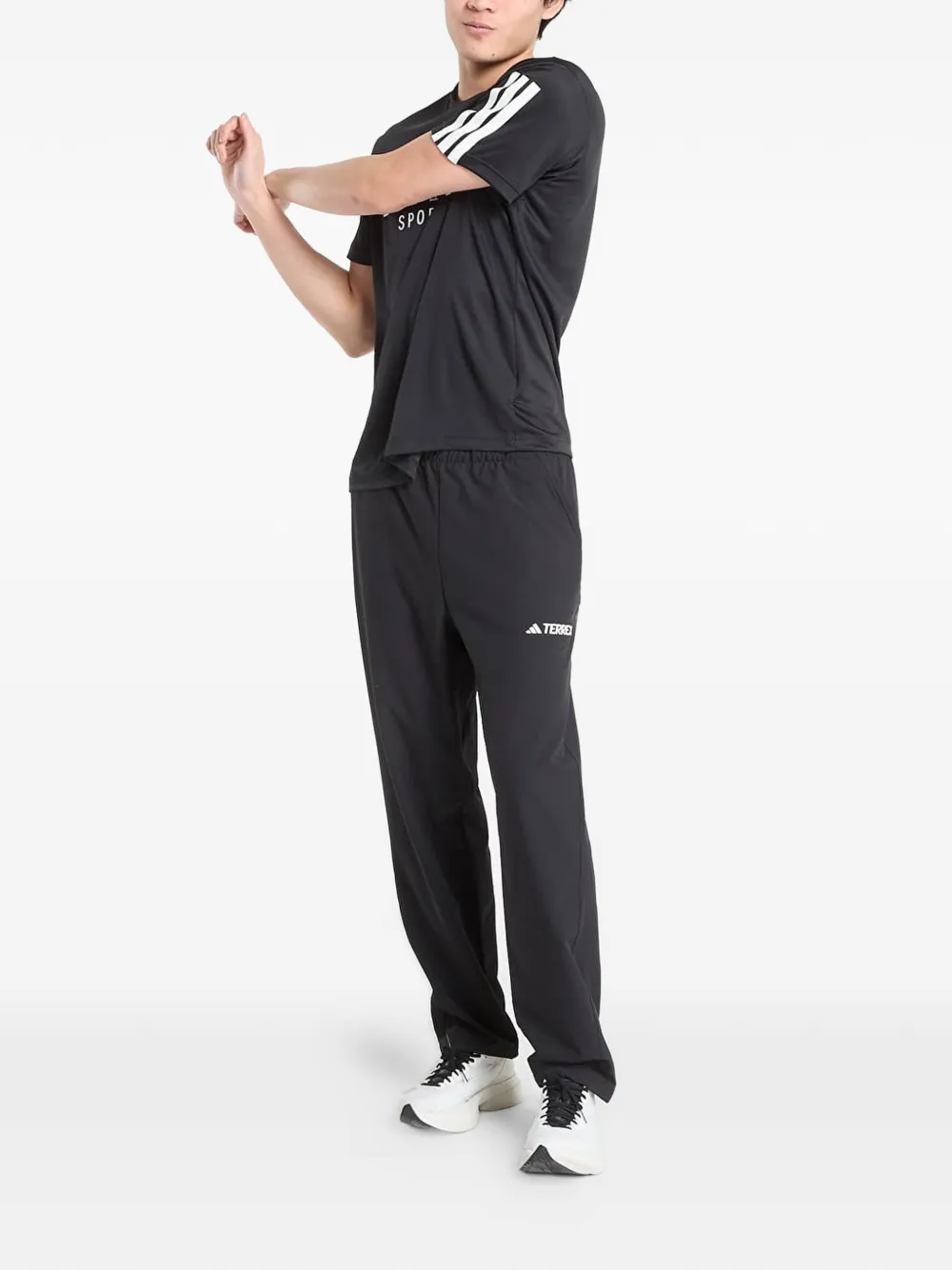 adidas M Tiro W T-shirt Zwart