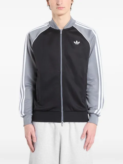 adidas three-stripe track jacket