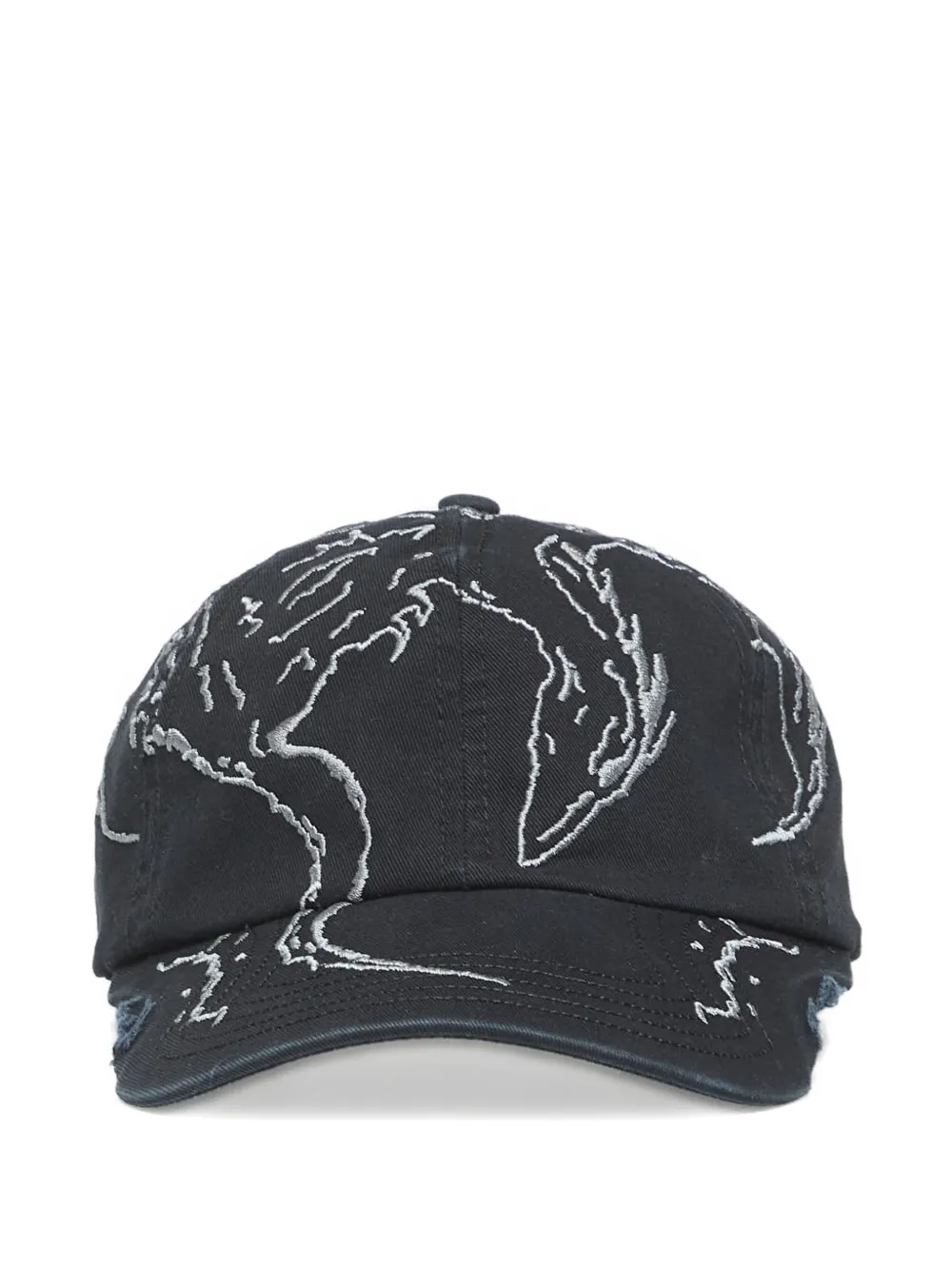 Roa Ryli Embroidered-panel Baseball Hat In Black