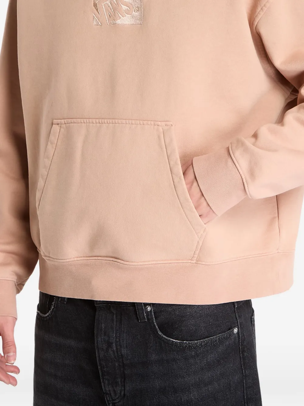 Vans Hoodie met logodetail Beige