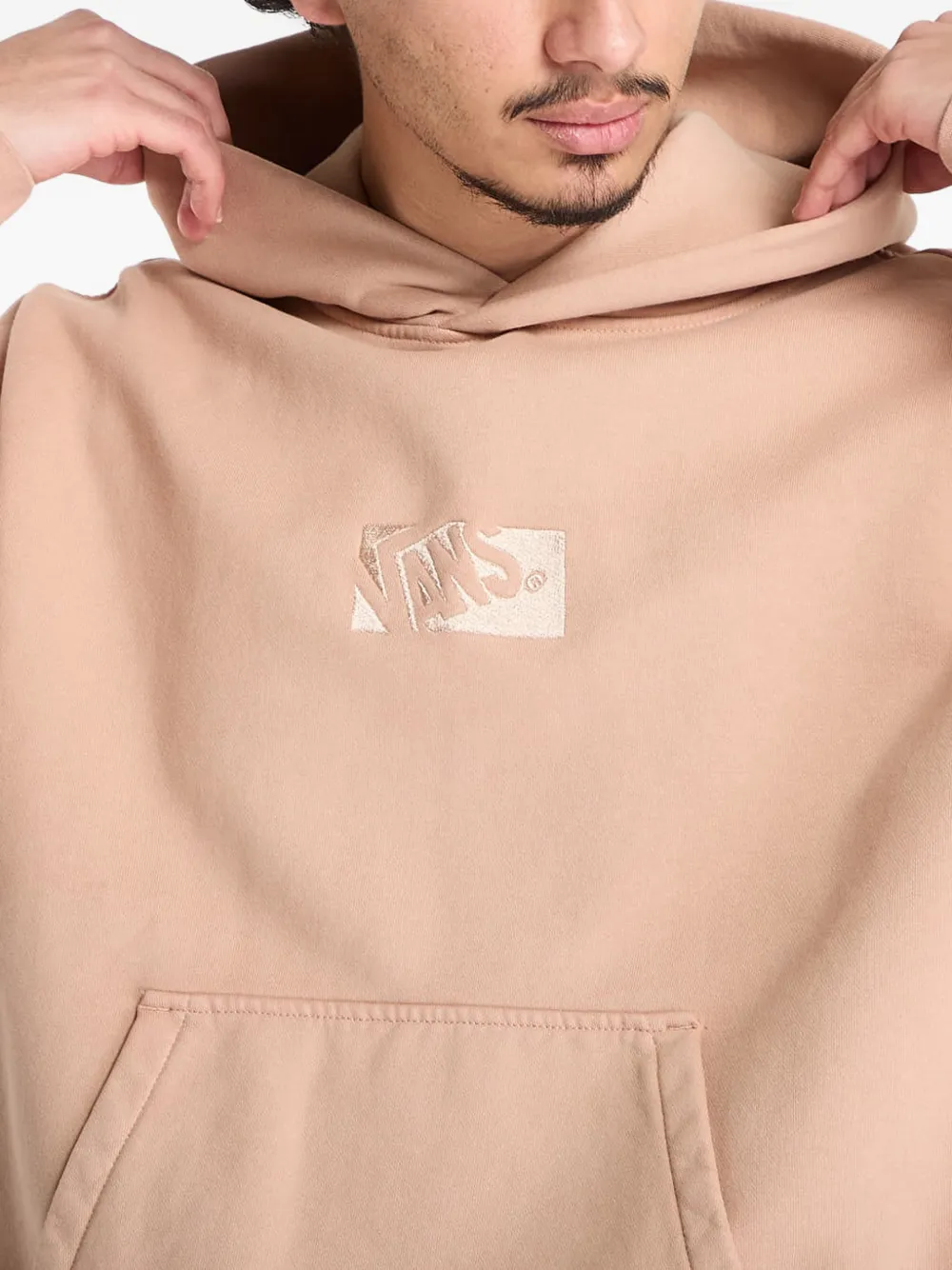 Vans Hoodie met logodetail Beige