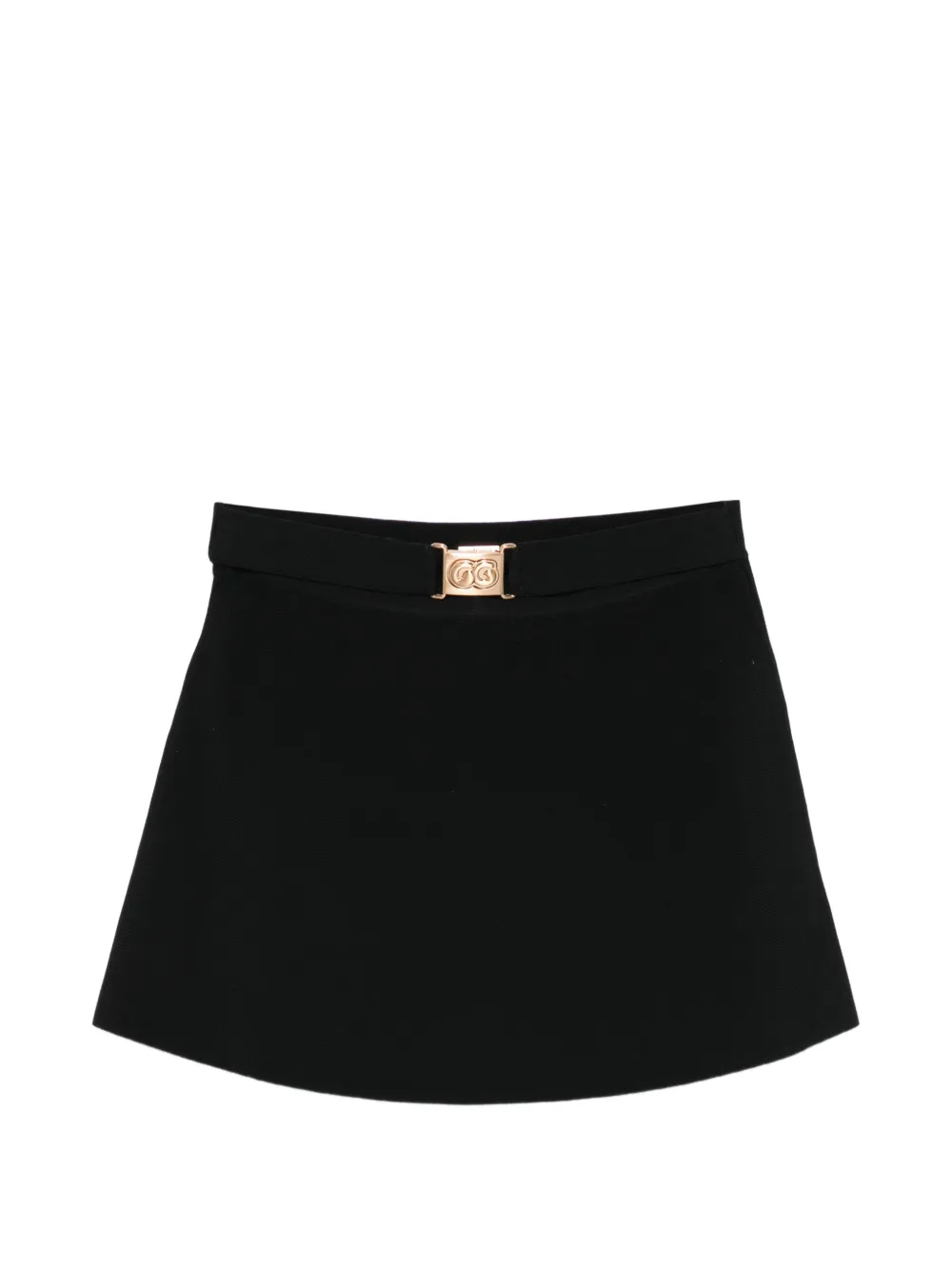 Cult Gaia Amoret buckle-detail skorts - Nero