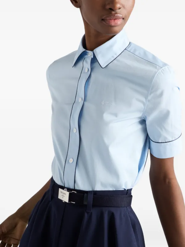 Prada ショートスリーブ シャツ | ブルー | FARFETCH JP