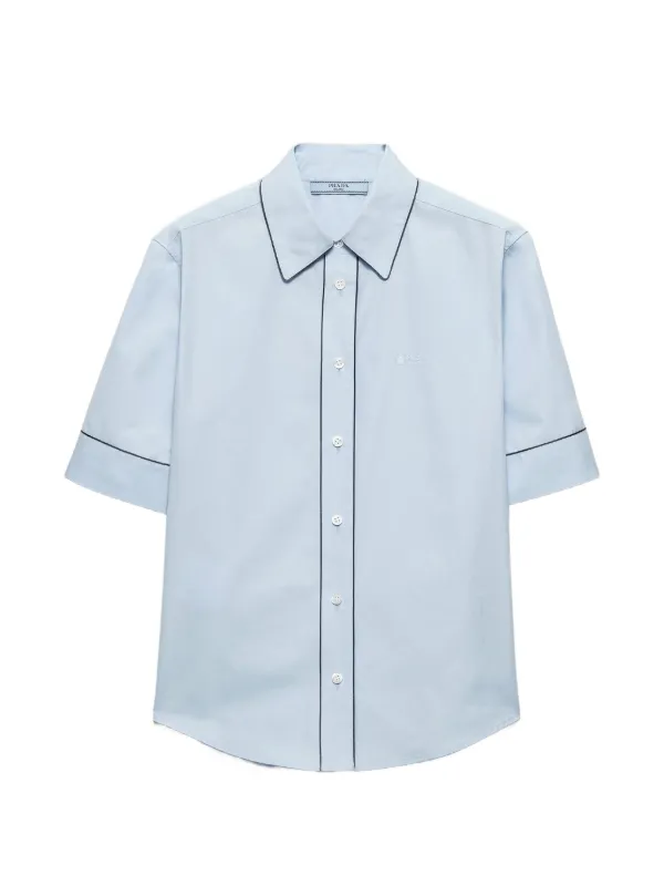 Prada ショートスリーブ シャツ | ブルー | FARFETCH JP