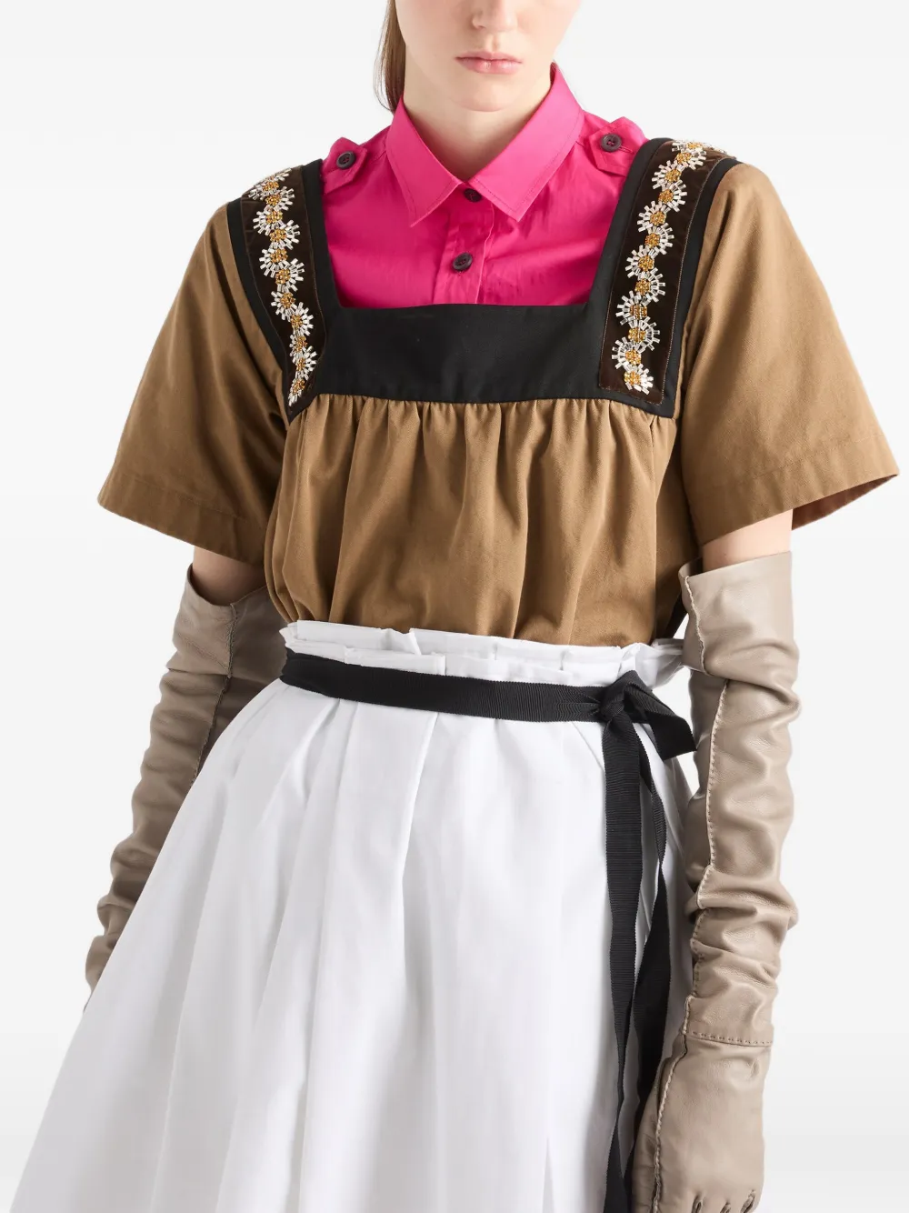 Prada Katoenen overhemd Roze