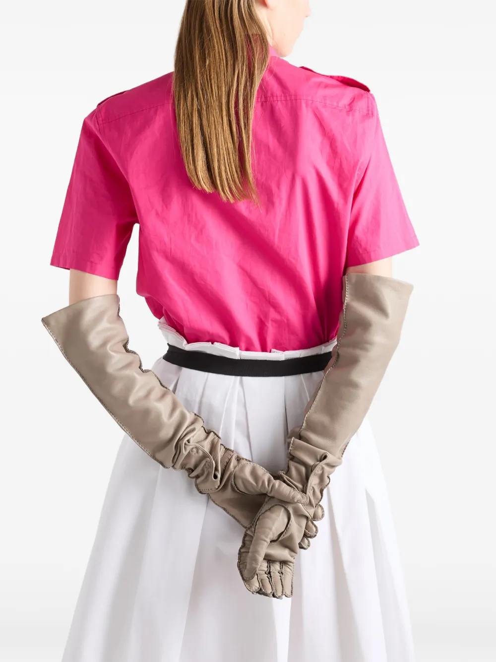 Prada Katoenen overhemd Roze