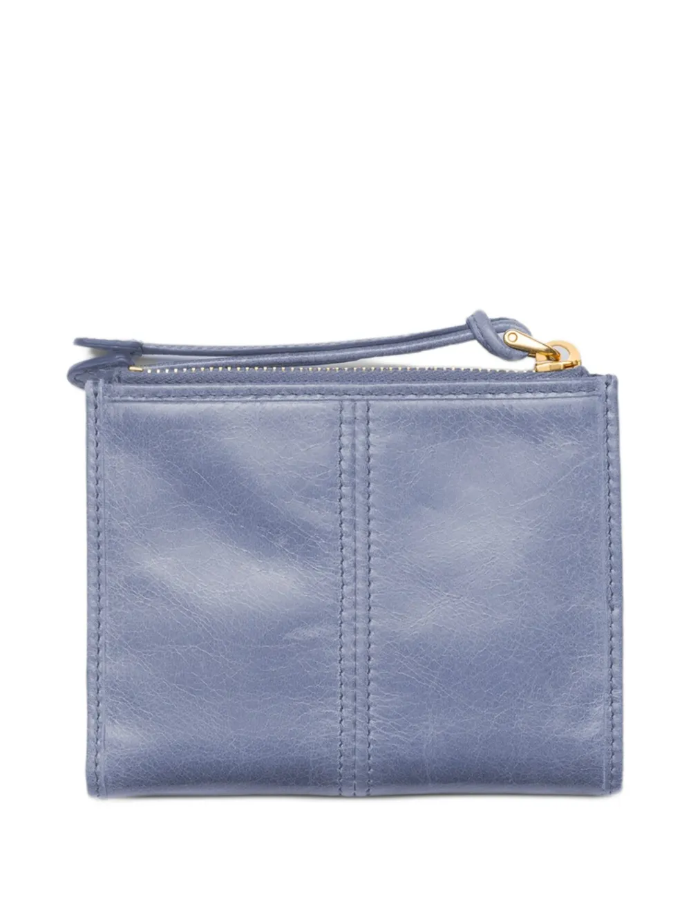 Prada Kleine leren portemonnee Blauw