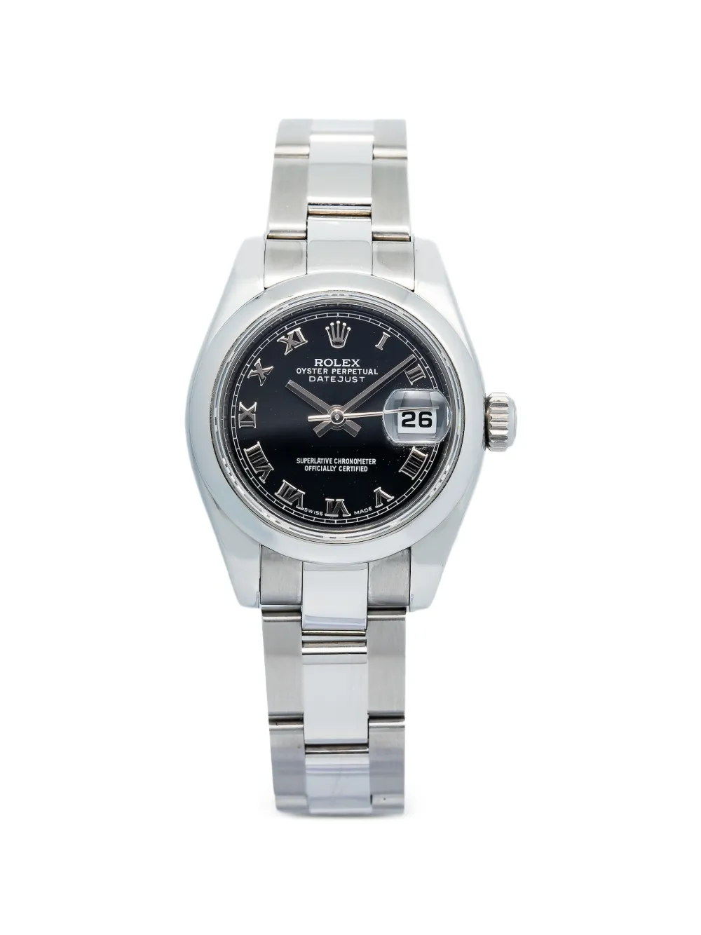 Rolex Datejust roman numeral 26mm watch - Nero