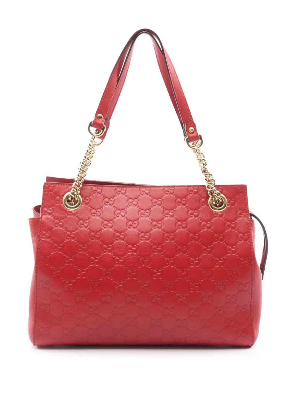 Gucci Pre-Owned 2000-2015 Medium Guccissima Soft shoulder bag - Rosso