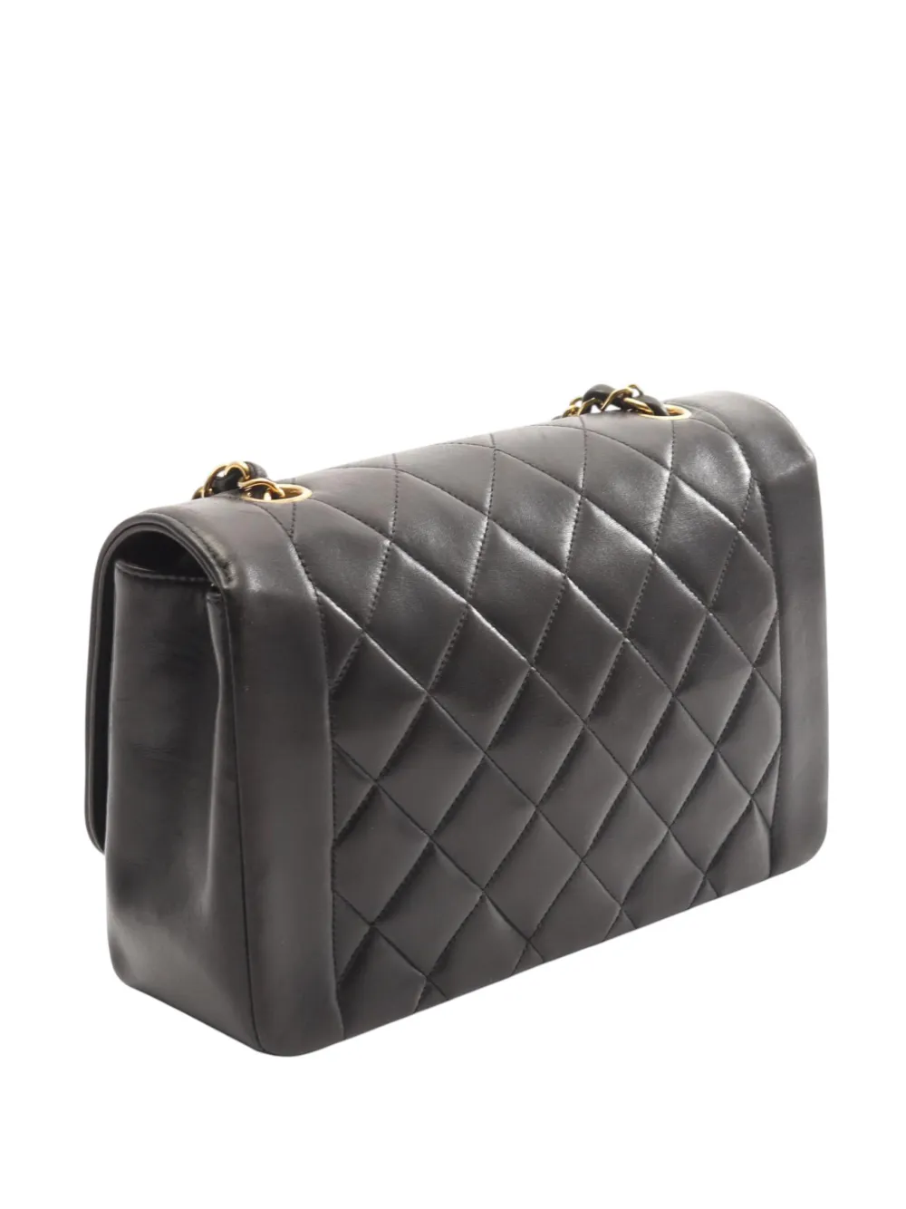 1994-1996 Medium Lambskin Diana Flap Crossbody Bag