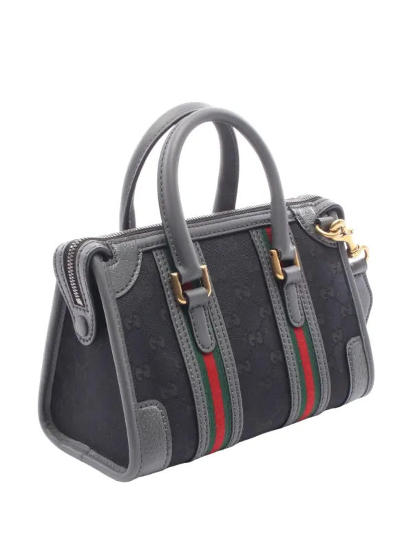 Gucci Pre-Owned 2016-2026 ミニ GGキャンバス ウェブ バウレット 