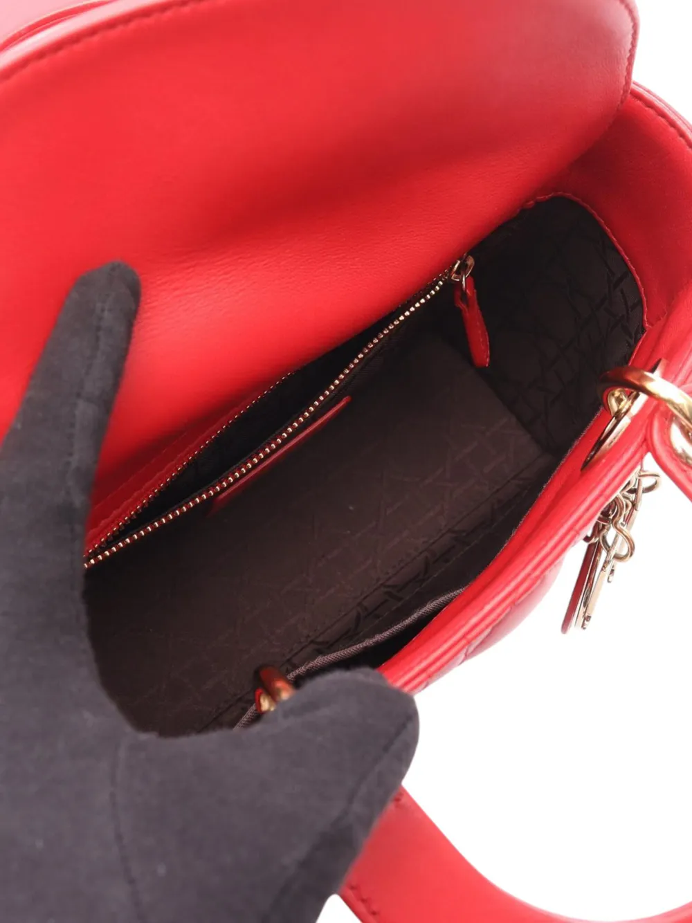 2010-2026 Small Lambskin Cannage My Abcdior Lady Dior Satchel