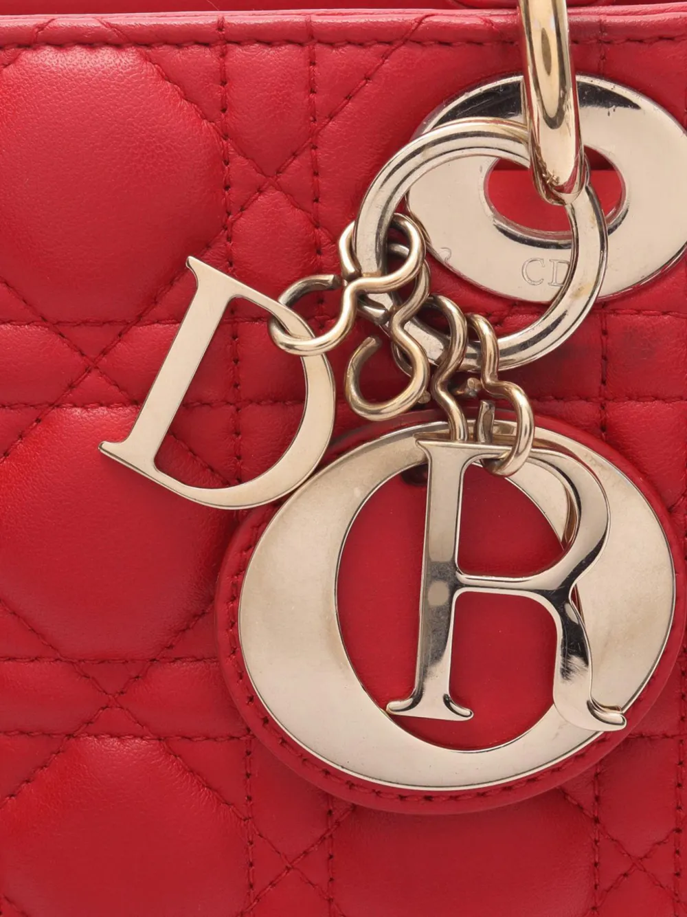 2010-2026 Small Lambskin Cannage My Abcdior Lady Dior Satchel