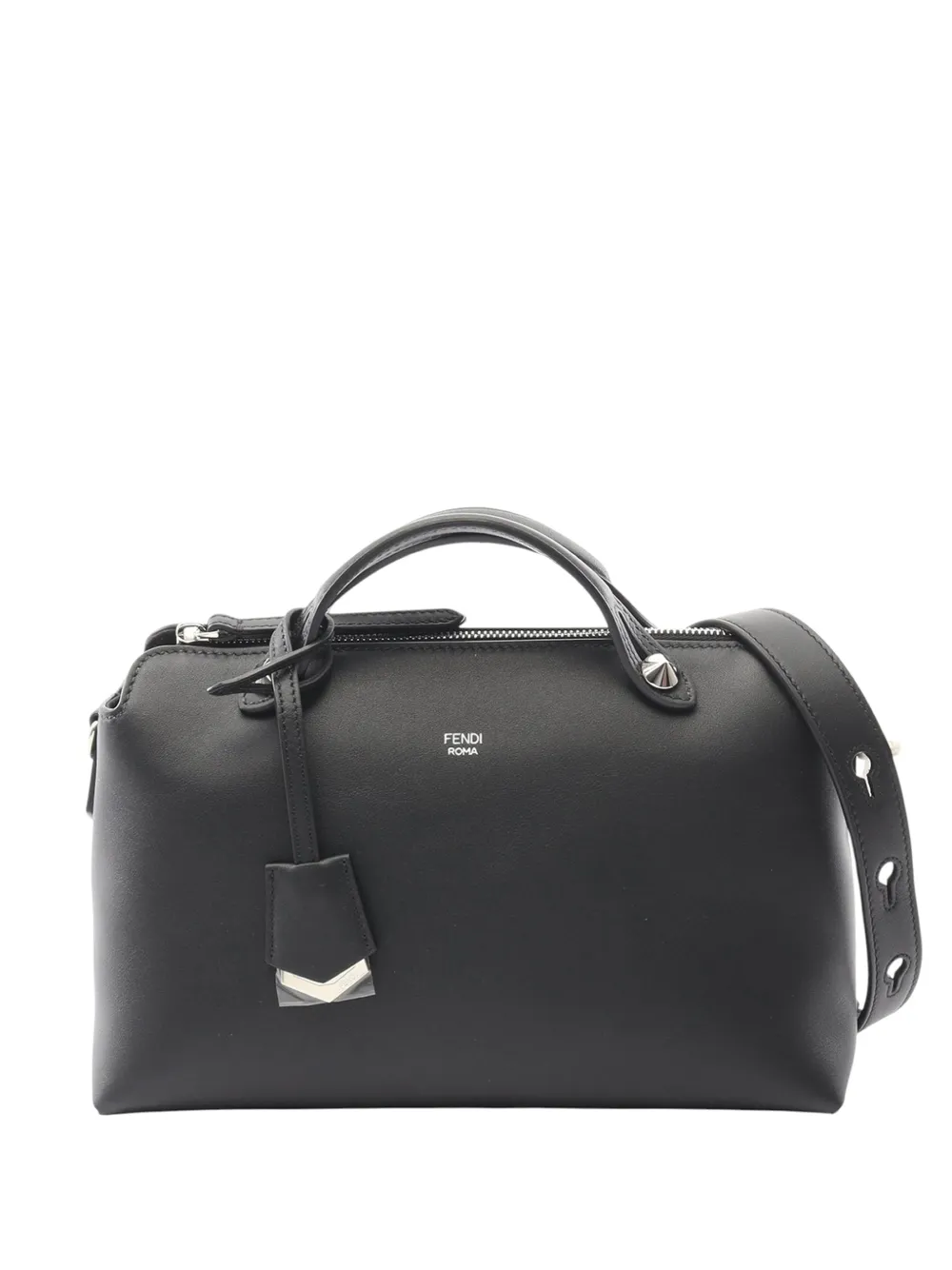 Fendi Pre-Owned 2010-2026 Medium Leather By the Way satchel - Nero