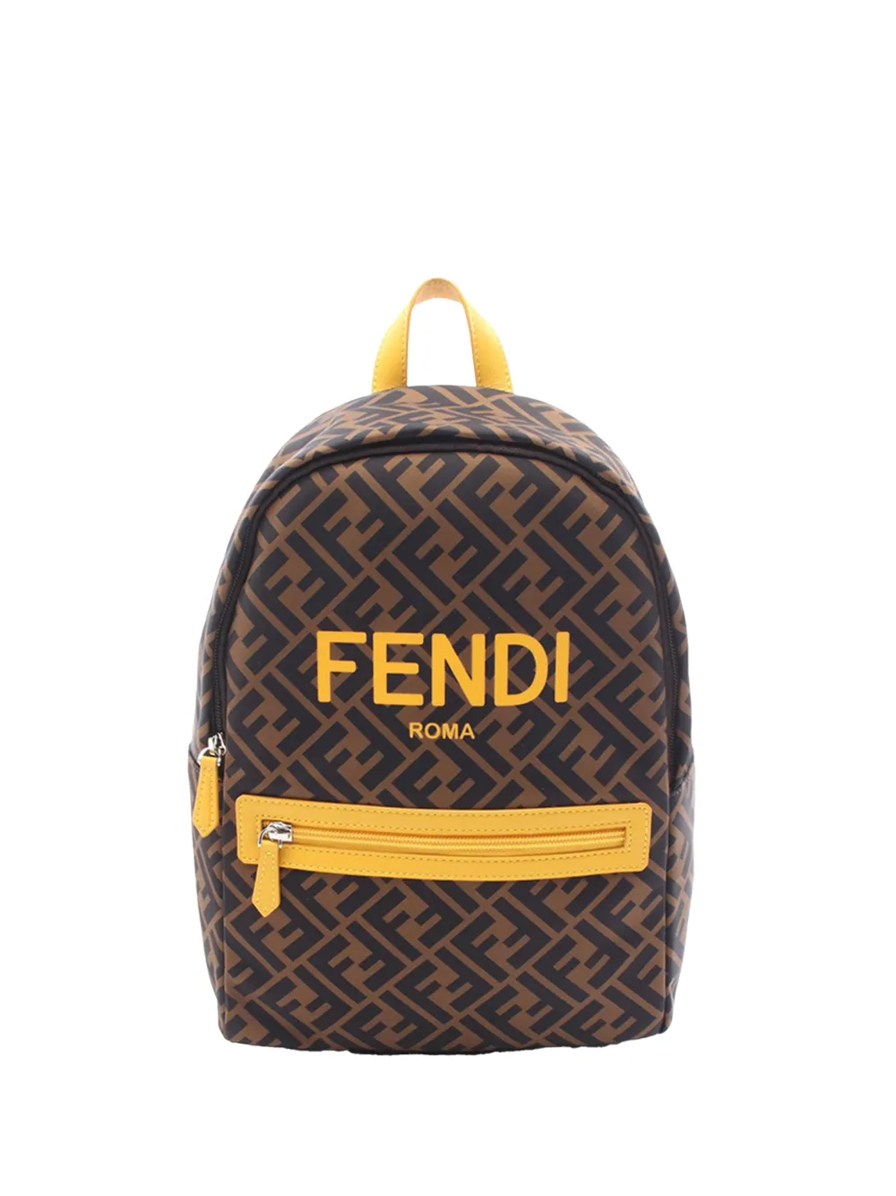 Fendi Pre-Owned 2010-2026 Nylon Zucca backpack - Marrone