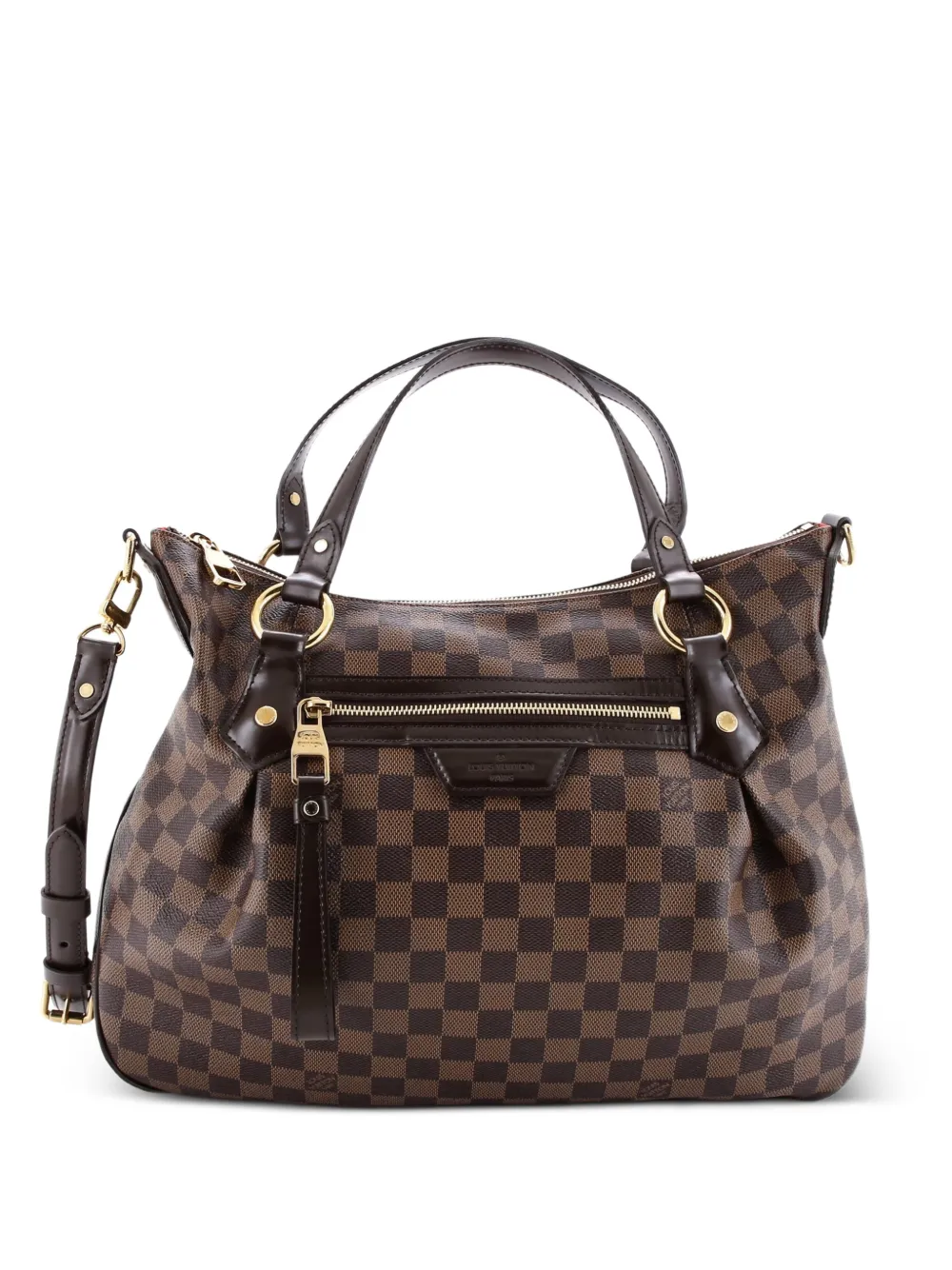 Louis Vuitton Pre-Owned Evora Handbag Damier MM satchel - Marrone