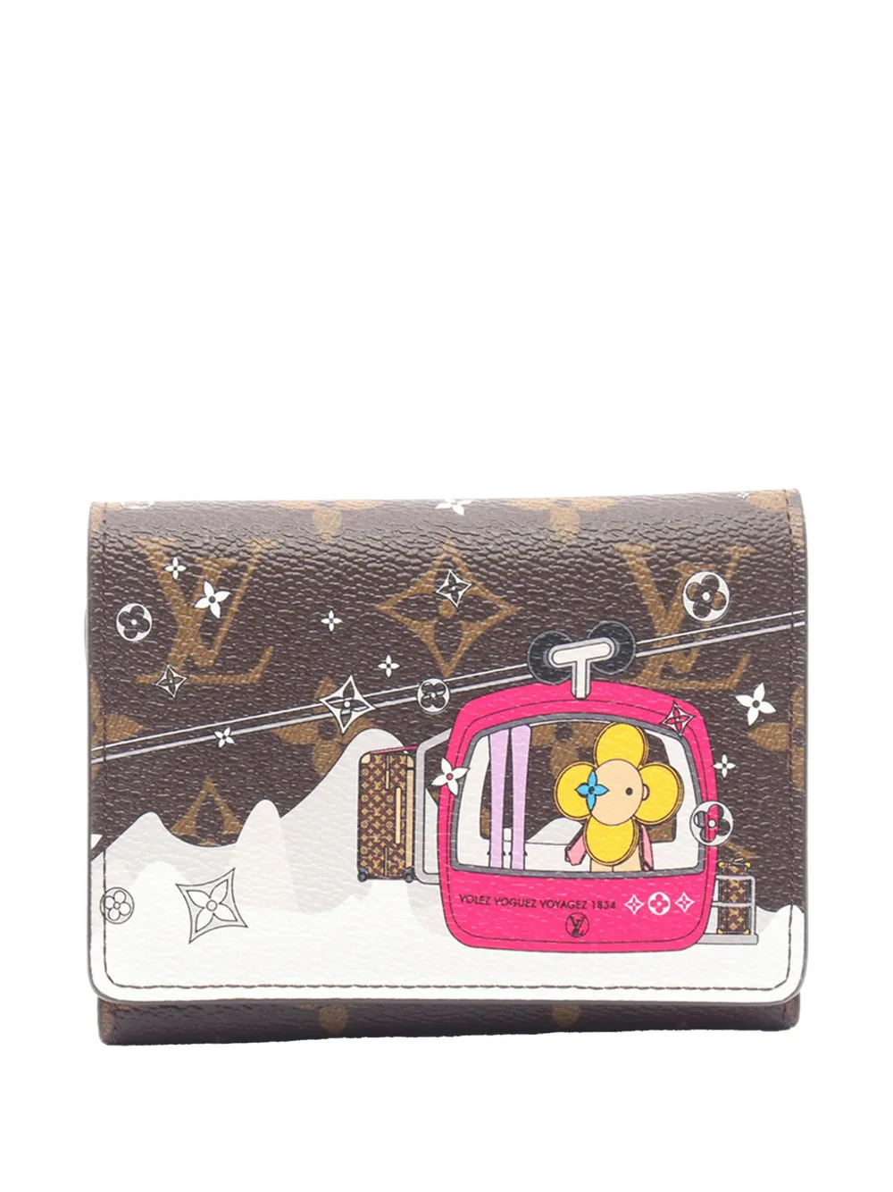 Louis Vuitton Pre-Owned 2019 Monogram Portefeuille Victorine small wallets - Marrone