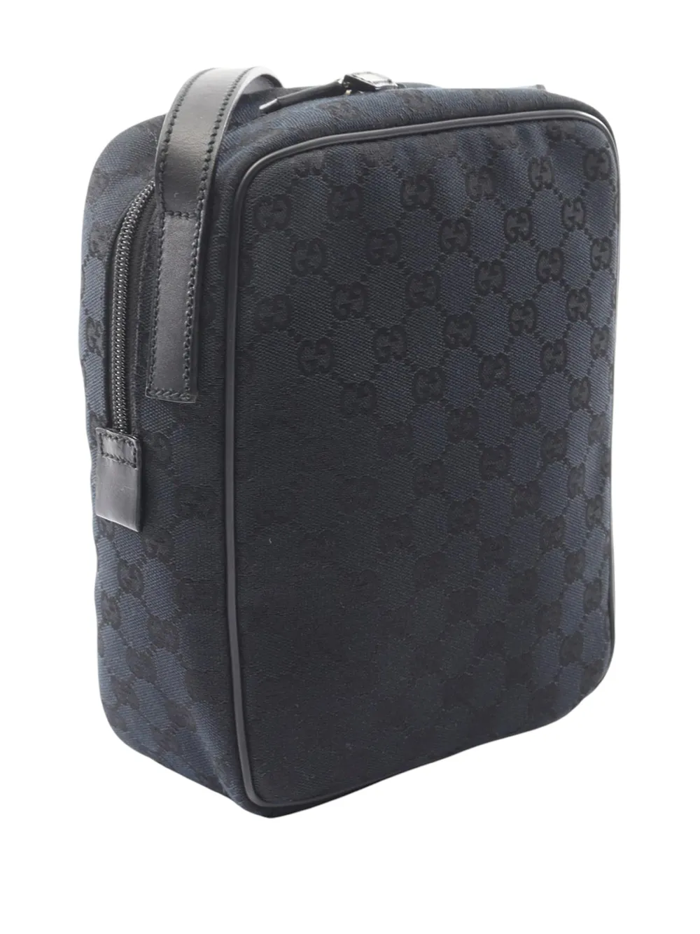  Gucci Pre-owned 2000-2015 Gg Canvas Crossbody Bag - Black 
